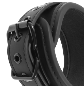Vegan Leather Collar and Cuffs with Neoprene Lining – image 6