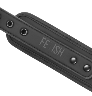 Vegan Leather Collar and Cuffs with Neoprene Lining – image 9