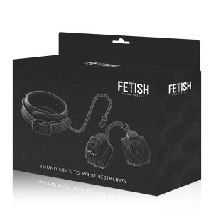 Vegan Leather Collar and Cuffs with Neoprene Lining – image 10