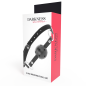 Black breathable gag for adults – image 4 Black breathable gag for adults – image 4