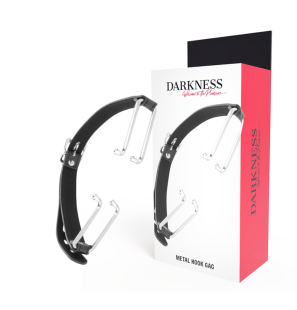 Black hook gag for BDSM and bondage by DARKNESS – image 1