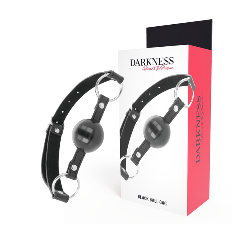 DARKNESS Black Ball Gag for Adults – image 1