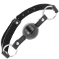 DARKNESS Black Ball Gag for Adults – image 2 DARKNESS Black Ball Gag for Adults – image 2