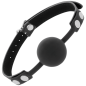 Darkness Black Silicone Mouth Gag for Adults – image 2 Darkness Black Silicone Mouth Gag for Adults – image 2