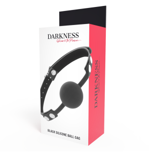 Darkness Black Silicone Mouth Gag for Adults – image 4