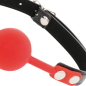 Red silicone gag for adults by Darkness – image 3 Red silicone gag for adults by Darkness – image 3