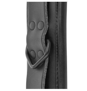 Adjustable Black Leather Ankle Cuffs – image 4