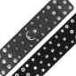 Menottes noires à pointes et motif crâne et os – photo 4