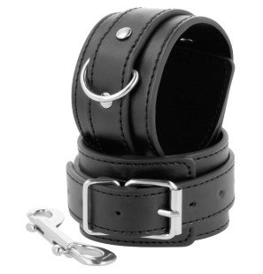 Adjustable Black Handcuffs with Double Reinforcement Strap – image 2