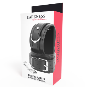 Adjustable Black Handcuffs with Double Reinforcement Strap – image 6