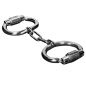 Menottes métalliques à combinaison pour adultes – photo 1 Menottes métalliques à combinaison pour adultes – photo 1