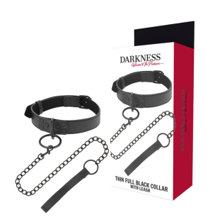 DARKNESS zwarte bondageketting voor volwassenen