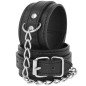 DARKNESS black handcuffs with leather texture – image 2 DARKNESS black handcuffs with leather texture – image 2