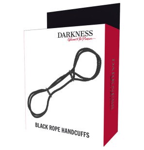 DARKNESS Bondageseil aus Baumwolle für Hände oder Knöchel, 2,5 cm – Bild 5