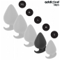 Addicted Toys anale plug van siliconen maat M – 6,6 cm