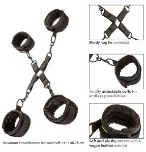 Calexotics Boundless Hog Tie bondage-accessoire voor polsen en enkels – foto 4
