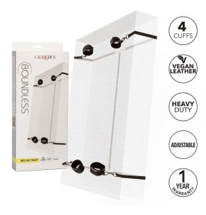 CALEXOTICS Boundless kit de fixation rouge pour lit 160 cm – photo 2