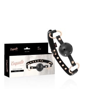 Coquette Chic Desire Mundknebel aus veganem Leder, 66 cm – Bild 1