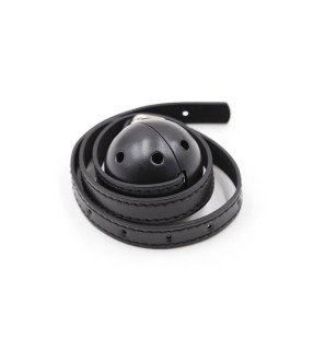 Bâillon boule avec ouvertures OHMAMA FETISH 4,5 cm – photo 3