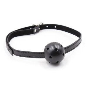 Mondknevel met bal en openingen OHMAMA FETISH 4,5 cm – foto 4