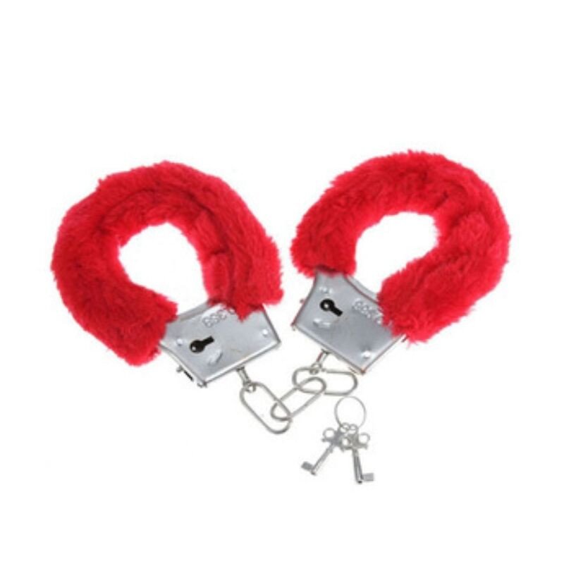 Menottes métalliques à doublure rouge Diablo Picante – photo 1