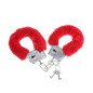 Menottes métalliques à doublure rouge Diablo Picante – photo 1
