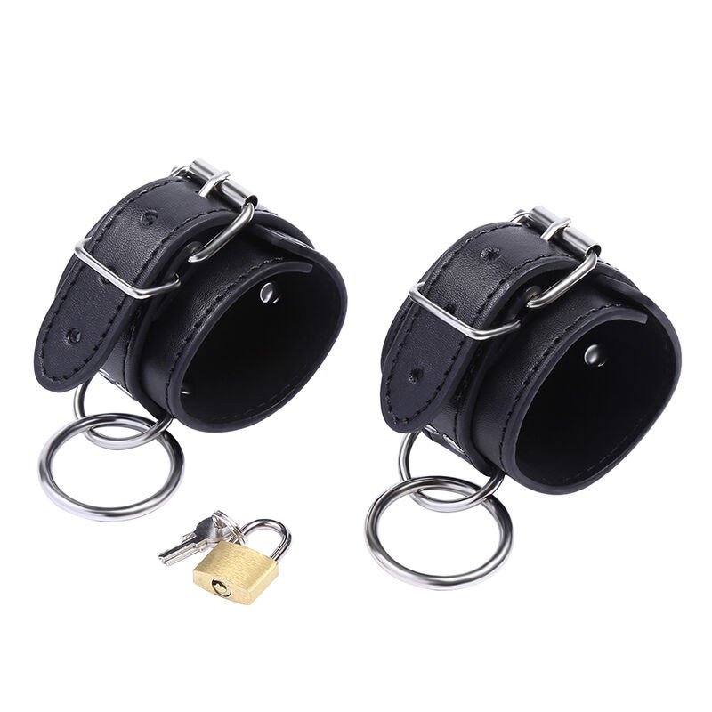 Ohmama Fetish Wrist Restraints with Rings – image 1 Ohmama Fetish Wrist Restraints with Rings – image 1