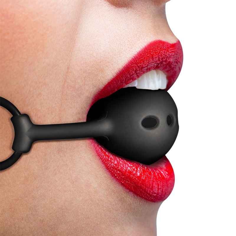 Breathable silicone ball gag, 4,1 cm – image 1