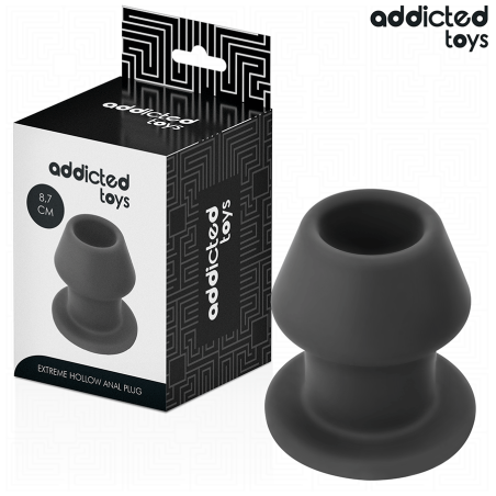 Addicted Toys Extreme hohler Analplug aus Silikon, Größe M