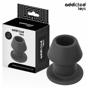 Addicted Toys Hollow Silicone Anal Plug 75 mm – image 1