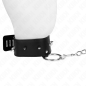 Adjustable collar with 65 cm lead and silver-coloured studs – image 3