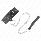 Adjustable studded collar 36-43 cm with silver-coloured details – image 2