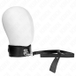 Black Adjustable Collar with Lead and Studs, 116 cm – image 1