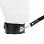 Black Adjustable Collar with Lead and Studs, 116 cm – image 3