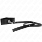 Black Adjustable Collar with Lead and Studs, 116 cm – image 4