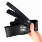 Black Adjustable Collar with Lead and Studs, 116 cm – image 5