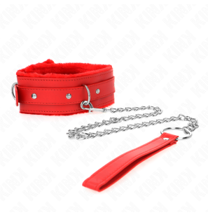 KINK Red Collar with Lead and Adjustable Restraints 65 cm – image 4