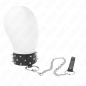 Adjustable collar with silver-coloured studs, 36-43 cm – image 1