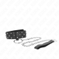 Adjustable collar with silver-coloured studs, 36-43 cm – image 4