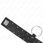 Adjustable collar with silver-coloured studs, 36-43 cm – image 5