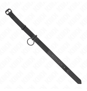 Adjustable dark collar KINK 37-54 cm with 65 cm strap – image 6