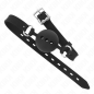 Adjustable silicone ball gag with 4,5 cm ball – size M, black – image 3 Adjustable silicone ball gag with 4,5 cm ball – size M, black – image 3