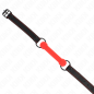 Bone-shaped gag with adjustable red leather strap 41-57 cm – image 3
