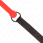 Bone-shaped gag with adjustable red leather strap 41-57 cm – image 4