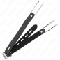 Metalen haak gag met verstelbare leren band KINK 11,5 cm – foto 2