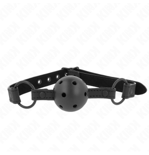 Neopreen mondknevel met bal van 4,5 cm en verstelbare band – foto 2