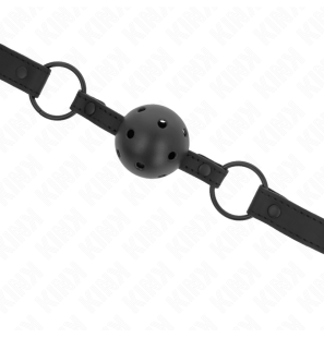 Neoprene ball gag with 4,5 cm ball and adjustable strap – image 4