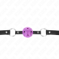 Purple hard hollow ball gag 4,5 cm KINK – image 3