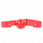Red Breathable Ball Gag 4,5 cm by KINK – image 1