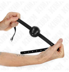 KINK Simplicity breathable ball gag 4,5 cm with strap – image 1